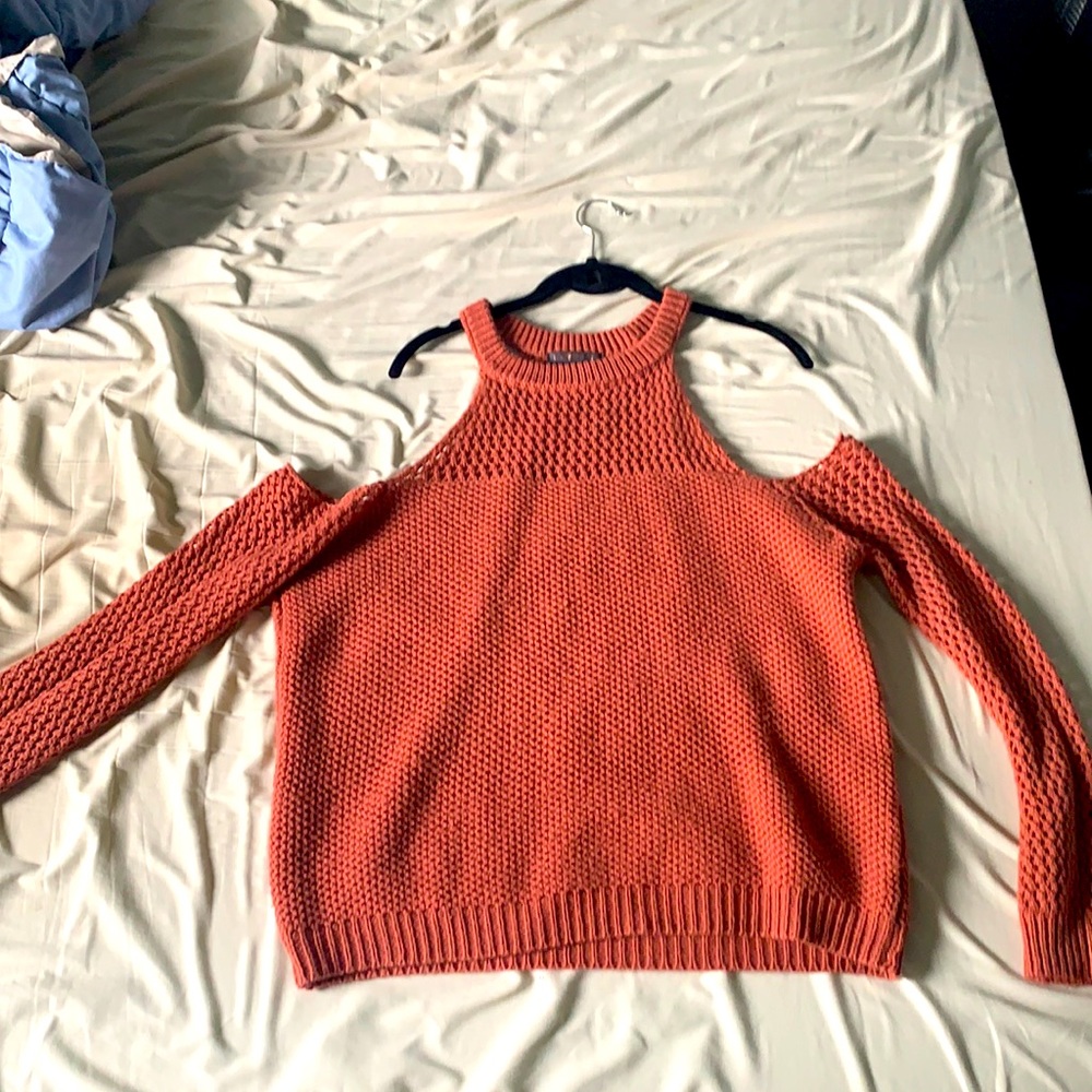 Love at first sight Off the shoulder sweater